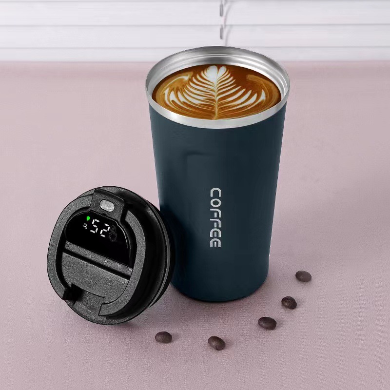 Stainless Steel Smart LED Temperature Display Vacuum Cup 