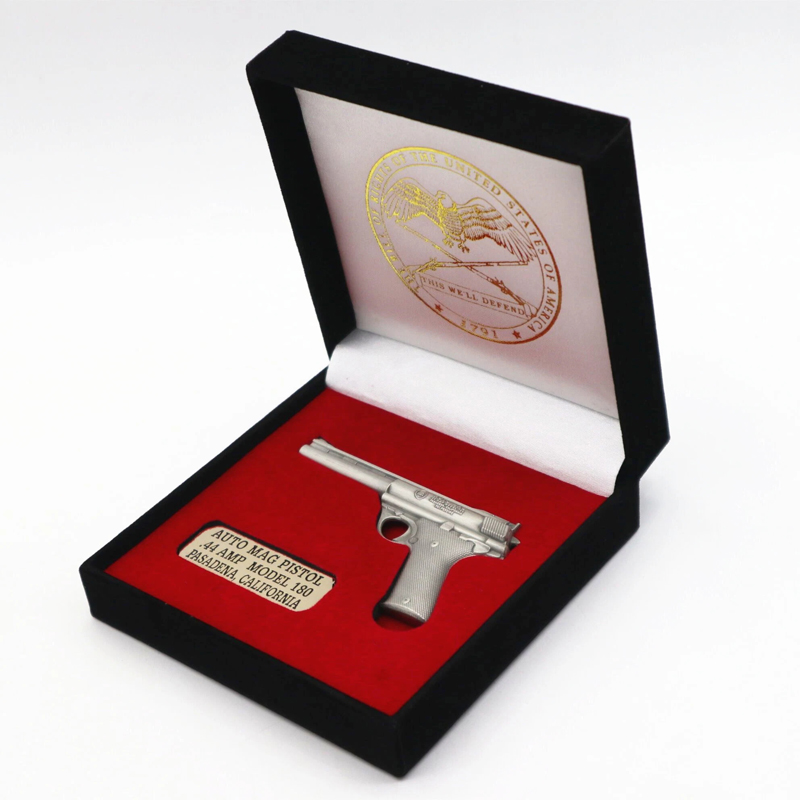 Mini Replica Gun Pistol box 