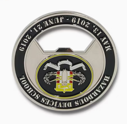 Custom 2D/3D Logo Commemorative Bottle Opener Coin Souvenir 