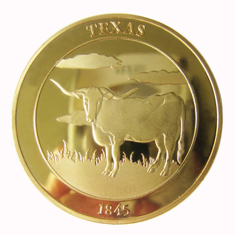 Gold Finishes Military Challenge Coin