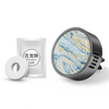 Custom Round Gift Metal Car Air Fresher with Plastic Clip