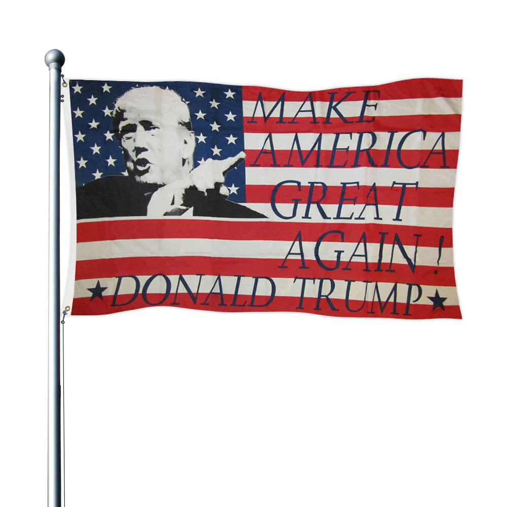 Hand Flag Trump