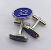 Cheap Custom Logo Tie Pin Cufflink with velvet box 