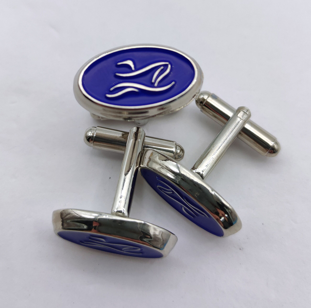 Cheap Custom Logo Tie Pin Cufflink with velvet box 