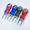 Butterfly Knife Foldable golf Divot Tool with Custom Logo