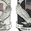 Customized America Military Stainless Steel Metal Dog Tag 