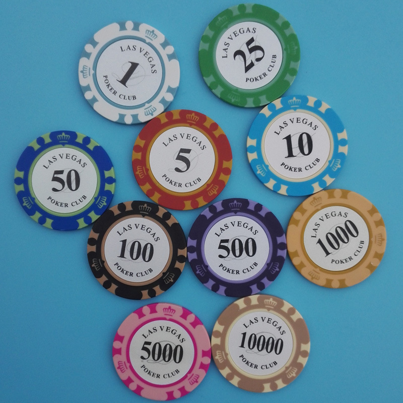 Round Clay Poker Clips For Chess And Card Room
