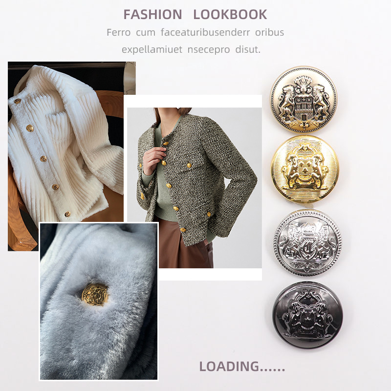 applications Military Lions Buttons