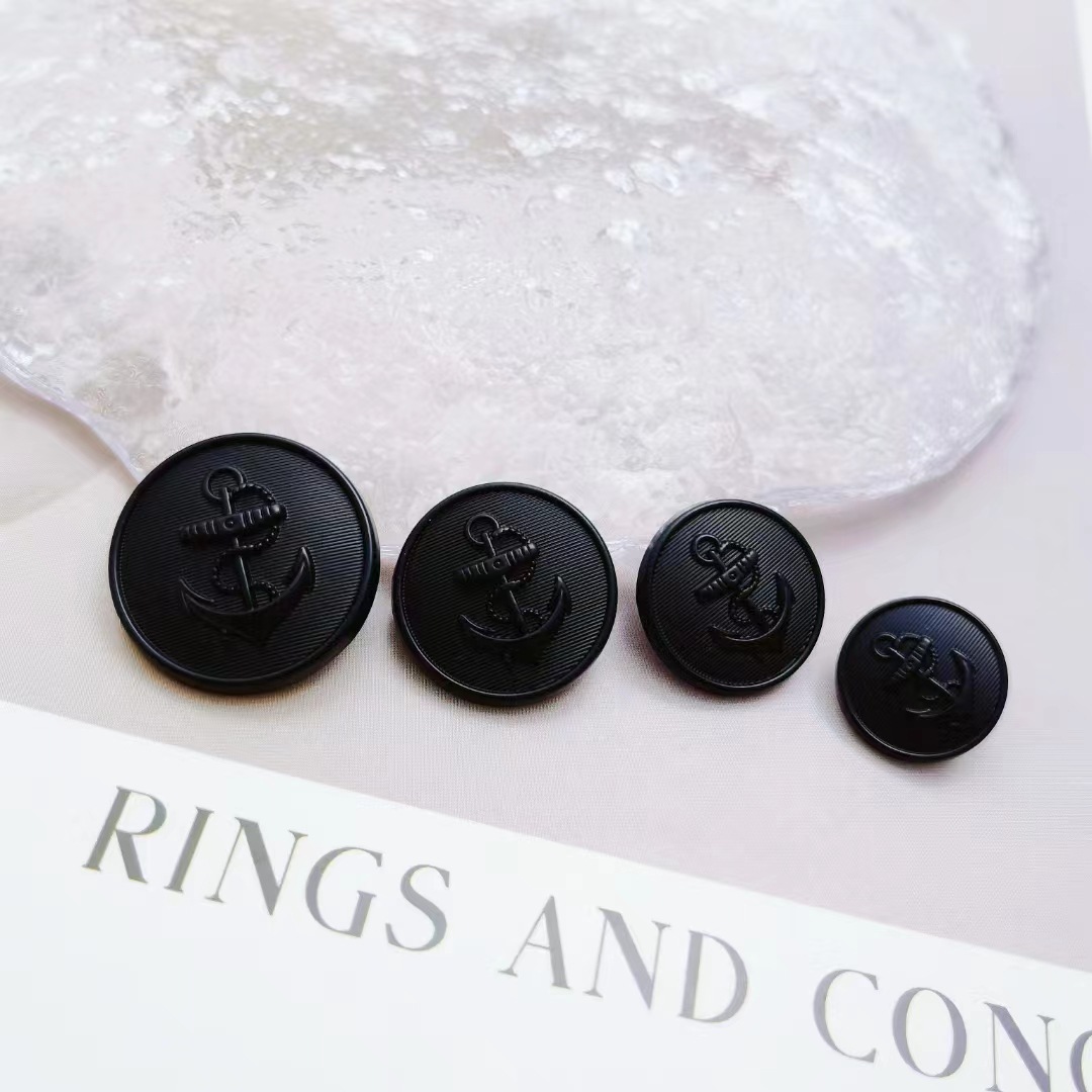 Navy Anchor Buttons 