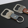 Custom Stainless Steel Engraved Logo Bottle Opener Keychain