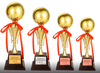 Best Selling 3D Honor Metal Gold Award Trophy with Base
