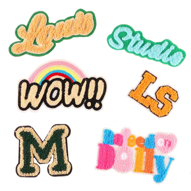 2024 Wholesale Custom Clothing Fashionable Chenille Patch 