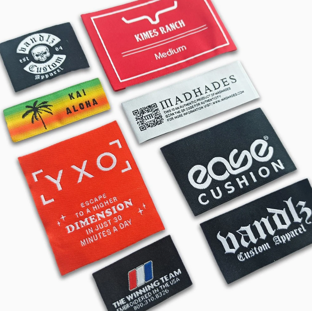 High Quality Fabric Garment Clothing Foldable Woven Label 