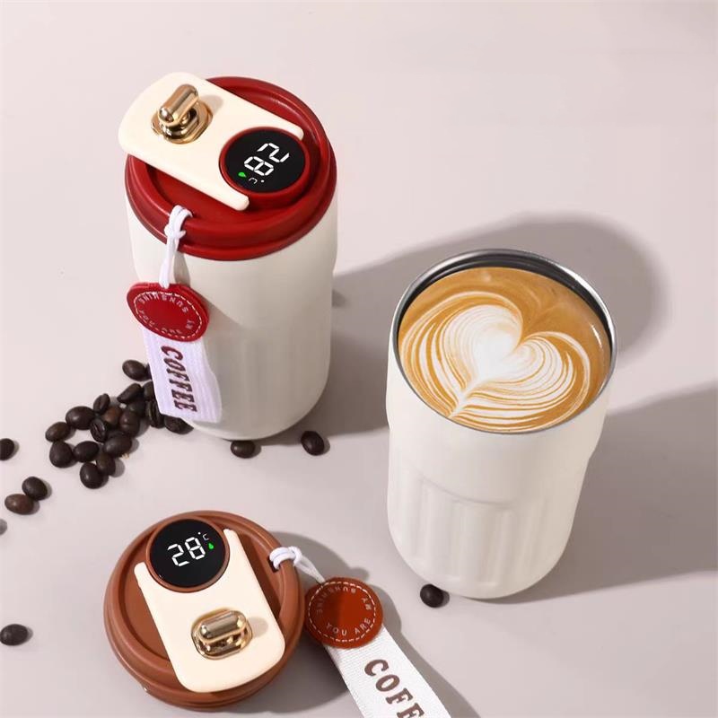 Stainless Steel Smart LED Temperature Display Vacuum Cup 