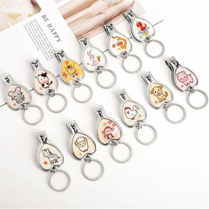Personalized Metal Bottle Opener Keychain Nail Clipper 