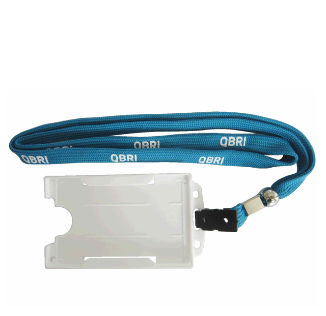 Transparent Hard PVC Name Card Holder for Lanyard