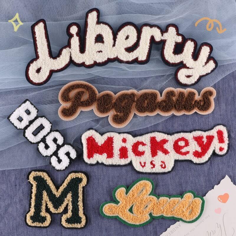 Chenille Patch with Your Words 