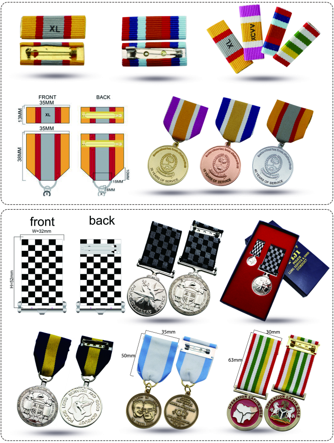 Military Medal & Ribbon Drapes