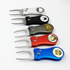 Butterfly Knife Foldable golf Divot Tool with Custom Logo