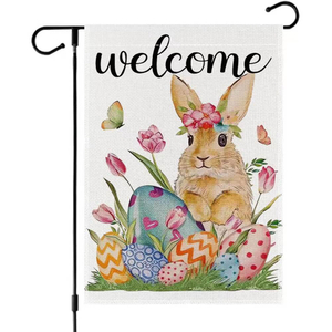 Double Layers Printing Custom Garden Flags for Home Outdoors