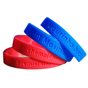 Custom Cheap Sport Debossed Silicone Bracelet 