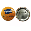 Promotional Irregular Heart Shaped Tin Button Badge 