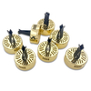 Custom Round Decorations Metal Car Air Fresher with Clip