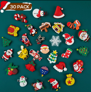 Christmas Holiday PVC Accessories Shoe Charms for Crocs 