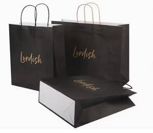 Custom Printing Logo Paper Shopping Bag with Durable Handle
