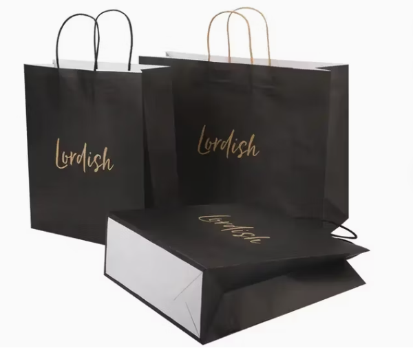 Custom Printing Logo Paper Shopping Bag with Durable Handle