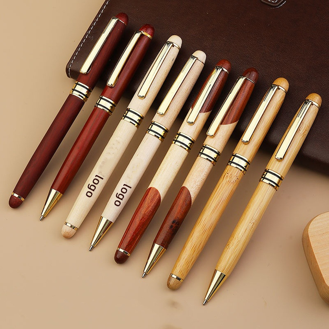 Graduation Business Gift Bamboo Ballpoint Wood Fountain Pen