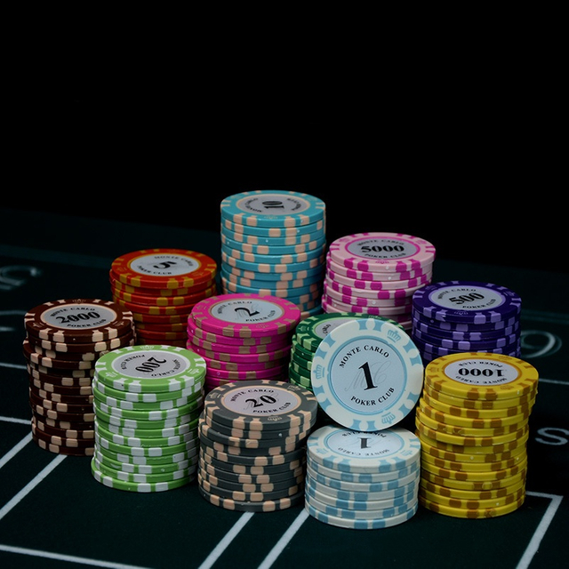 Custom Round Clay Poker Clips For Chess And Card Room