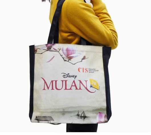 Custom Fashion Design Non-Woven Handbag Gift Shopping Bag 