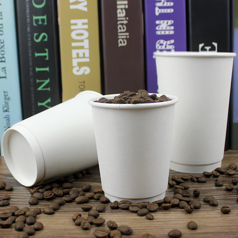 Disposable Coffee Tea Paper Cup with Lid