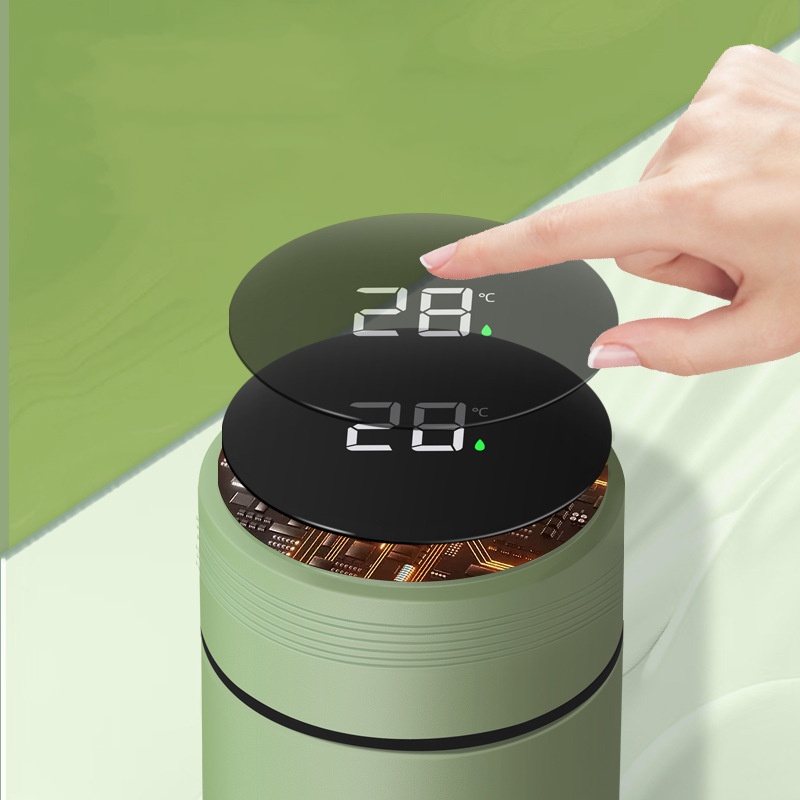 Stainless Steel Smart LED Temperature Display Vacuum Cup 