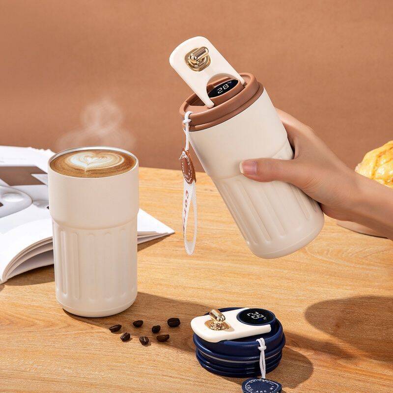 Stainless Steel Smart LED Temperature Display Vacuum Cup 