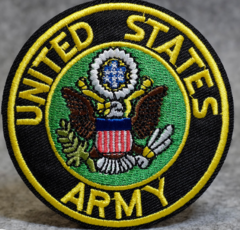 Personalized Logo Military Army Garment Embroidered Patch