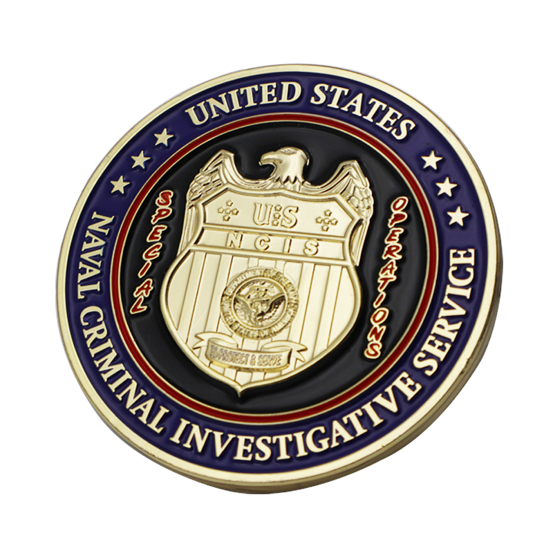  Diamond Cut Edge Metal Commemorative Souvenir Coin