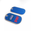 Personalized Business Gift Glitter Metal Dog Tag with Chain
