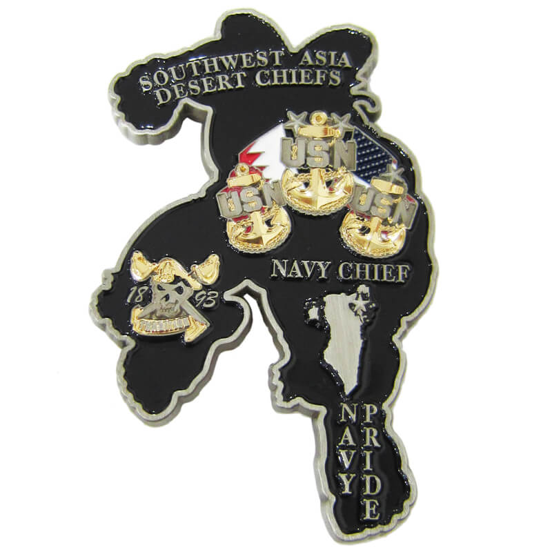 Bull Warrior Themed Coins back
