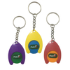 OEM Advertising Logo Printed Plastic Trolley Coin Keychain