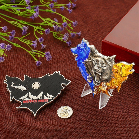 Wolfpack Chiefs Military Challenge Coin