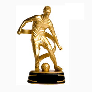 Customized 3D Metal Alloy Gold Trophy for Football Tournament