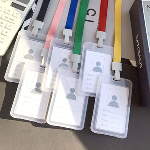 Wholesale High Quality PVC Name Card Holder for Lanyard