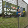 Custom Rectangle Outdoor Wall Hanging Advertising Banner