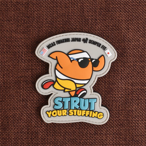 Custom 2D Irregular Shape Strut Your Stuffing PVC Patch