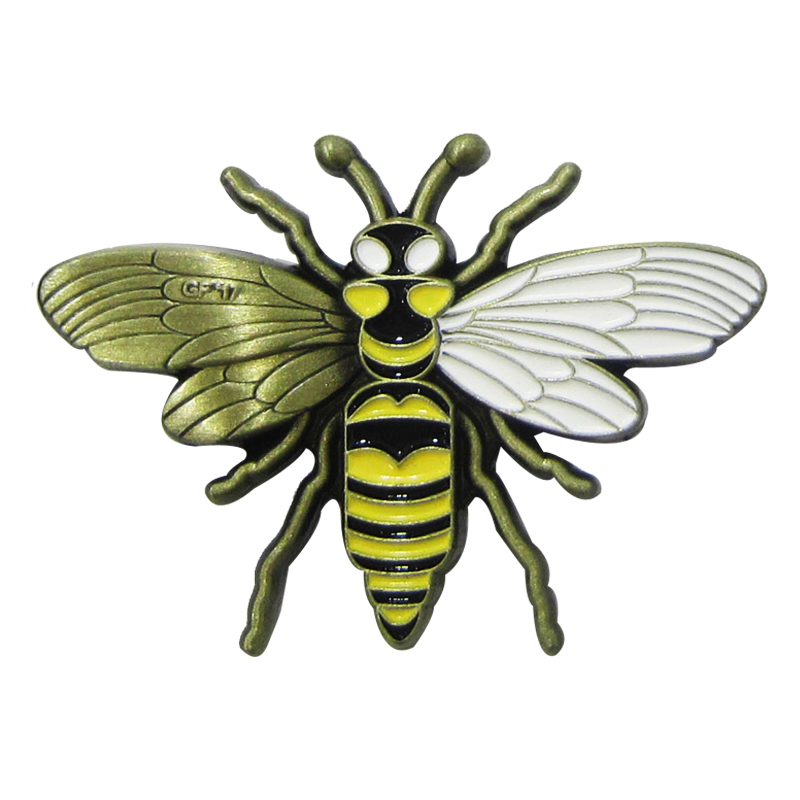honeybee lapel pin 
