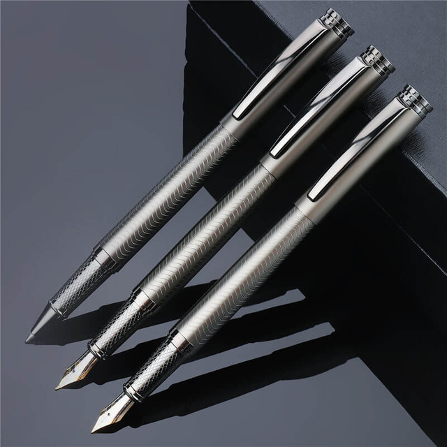 Metal Fountain Pen With Customized Logo For Business Gift