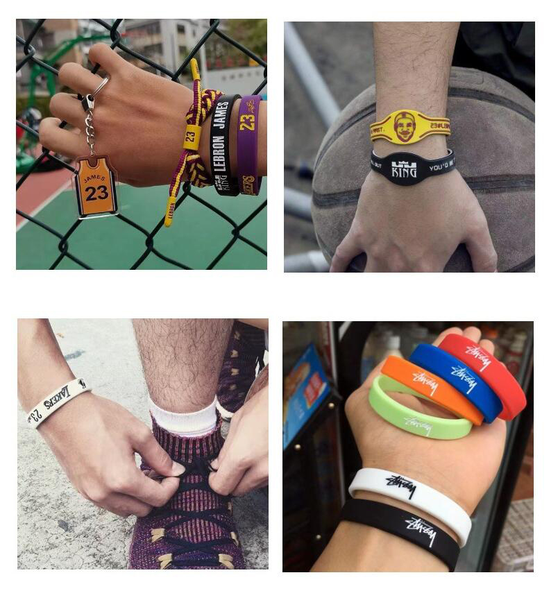 Segmented Silicone Wristbands