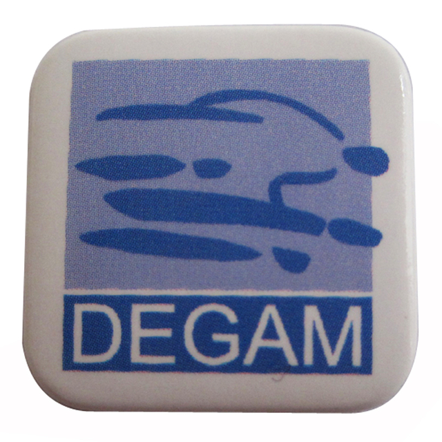 Promotional Irregular Heart Shaped Tin Button Badge 